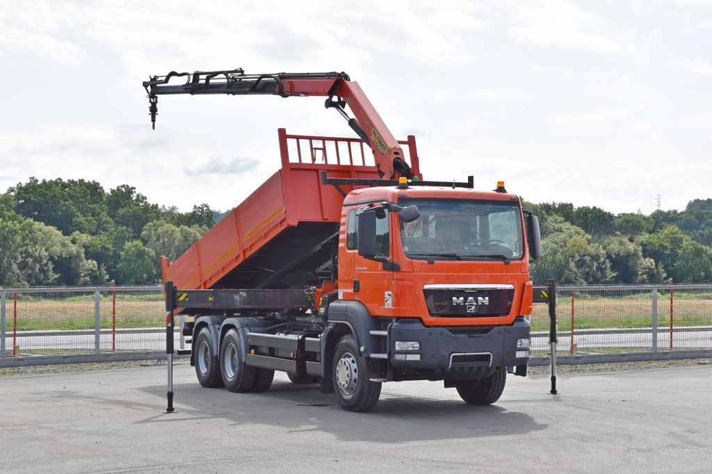 MAN TGS 26.360 Kipper 6,10m* PK 16001 - KB/FUNK* 6x4 - Crane truck, Tipper: picture 2 MAN TGS 26.360 Kipper 6,10m* PK 16001 - KB/FUNK* 6x4 - Crane truck, Tipper: picture 2