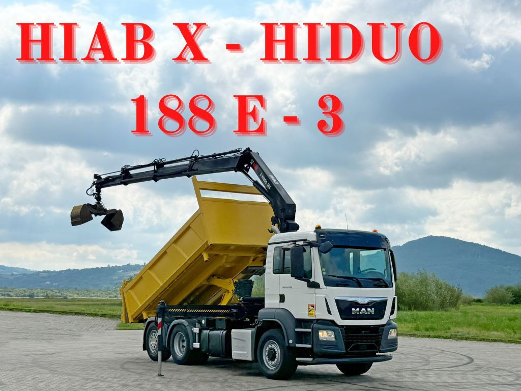 MAN TGS 26.400 * HIAB X-HIDUO 188 E-3 + FUNK * 6x4 - Crane truck: picture 1 MAN TGS 26.400 * HIAB X-HIDUO 188 E-3 + FUNK * 6x4 - Crane truck: picture 1