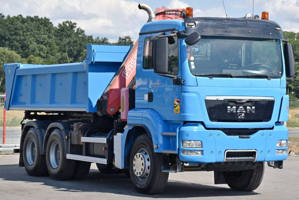 MAN TGS 26.400 Kipper 4,60m*PK F130A.22 + FUNK/6x4 MAN TGS 26.400 Kipper 4,60m*PK F130A.22 + FUNK/6x4 - Crane truck, Tipper: picture 4 MAN TGS 26.400 Kipper 4,60m*PK F130A.22 + FUNK/6x4 MAN TGS 26.400 Kipper 4,60m*PK F130A.22 + FUNK/6x4 - Crane truck, Tipper: picture 4