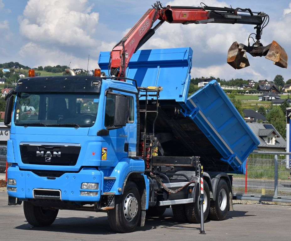 MAN TGS 26.400 Kipper 4,60m*PK F130A.22 + FUNK/6x4 MAN TGS 26.400 Kipper 4,60m*PK F130A.22 + FUNK/6x4 - Crane truck, Tipper: picture 3 MAN TGS 26.400 Kipper 4,60m*PK F130A.22 + FUNK/6x4 MAN TGS 26.400 Kipper 4,60m*PK F130A.22 + FUNK/6x4 - Crane truck, Tipper: picture 3