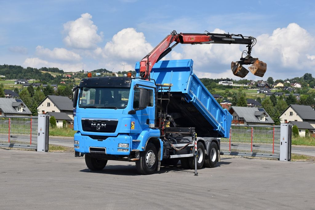 MAN TGS 26.400 Kipper 4,60m*PK F130A.22 + FUNK/6x4 MAN TGS 26.400 Kipper 4,60m*PK F130A.22 + FUNK/6x4 - Crane truck, Tipper: picture 2 MAN TGS 26.400 Kipper 4,60m*PK F130A.22 + FUNK/6x4 MAN TGS 26.400 Kipper 4,60m*PK F130A.22 + FUNK/6x4 - Crane truck, Tipper: picture 2