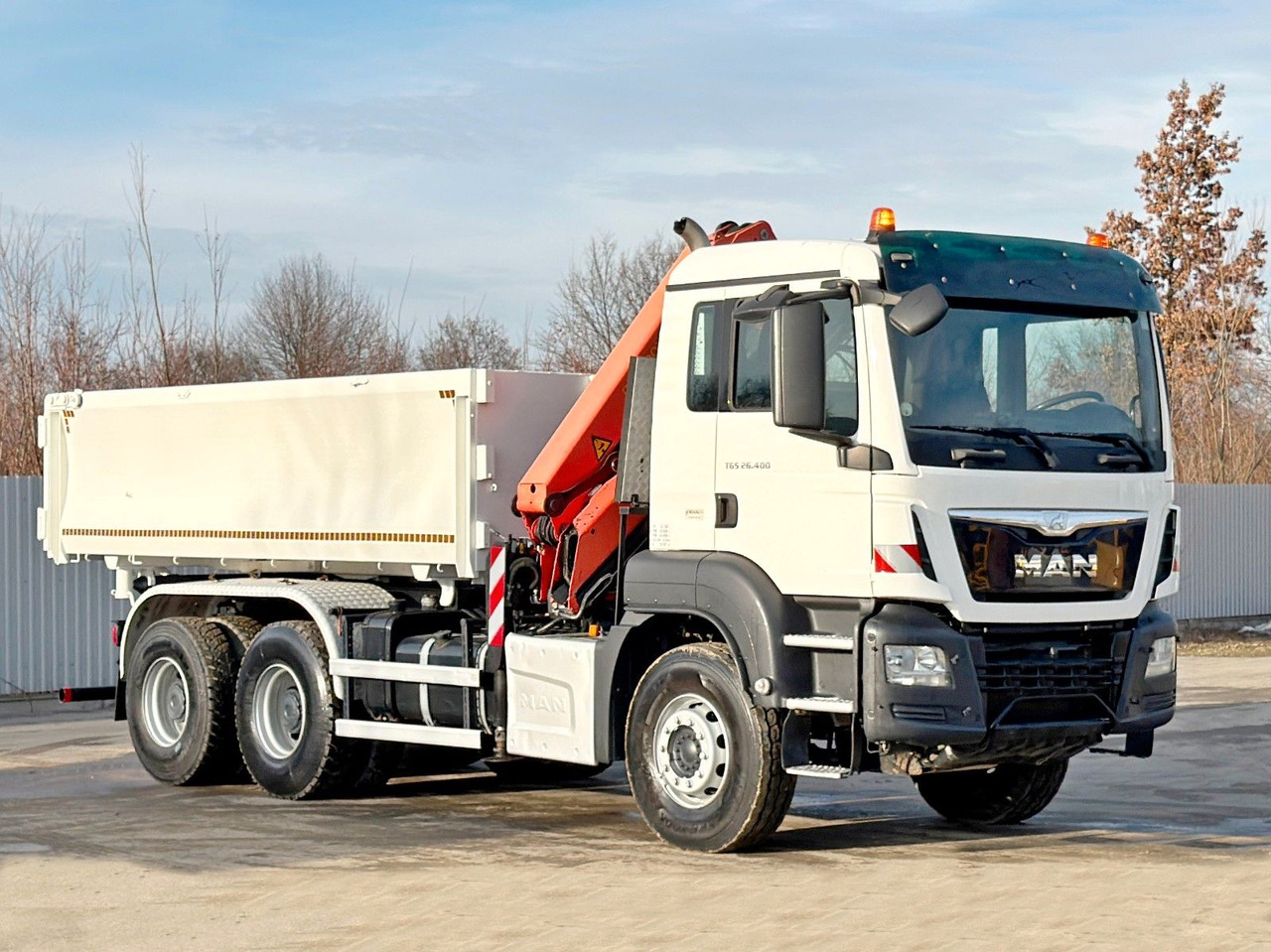 MAN TGS 26.400 * PALFINGER PK 16001 K + FUNK * 6x4 - Tipper, Crane truck: picture 3 MAN TGS 26.400 * PALFINGER PK 16001 K + FUNK * 6x4 - Tipper, Crane truck: picture 3