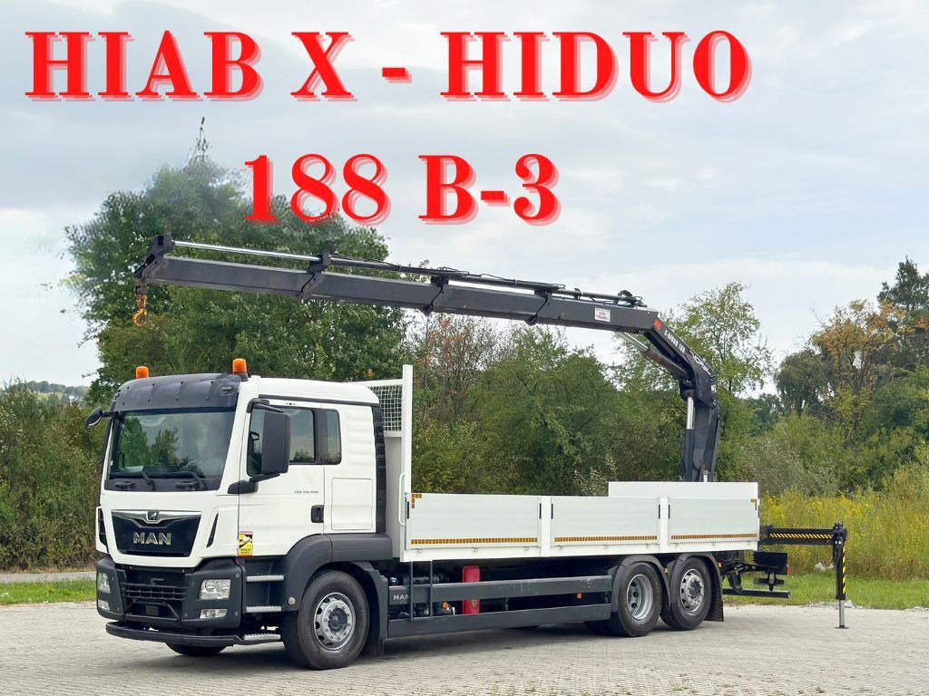 MAN TGS 26.460 * HIAB X - HIDUO 188 B-3 + FUNK* TOP - Crane truck: picture 1 MAN TGS 26.460 * HIAB X - HIDUO 188 B-3 + FUNK* TOP - Crane truck: picture 1