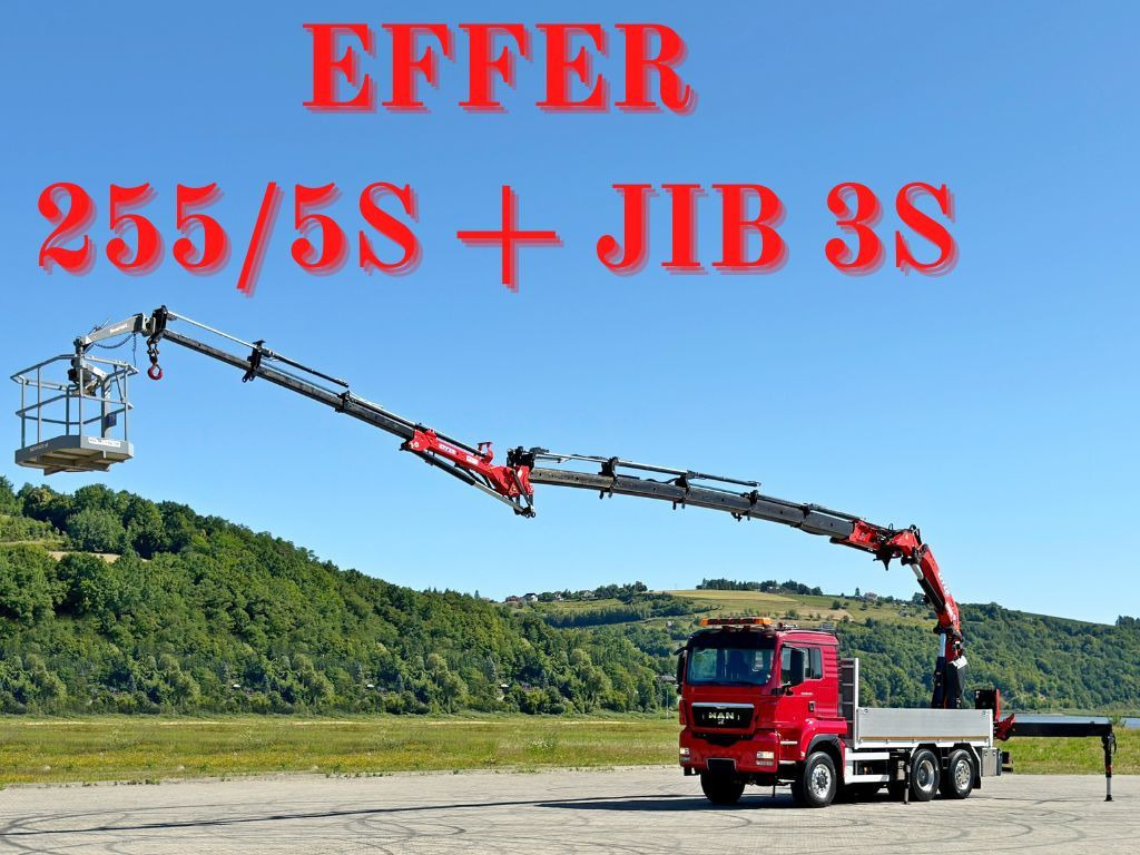 MAN TGS 28.480 * EFFER 255/5S + JIB 3S + FUNK * TOP - Crane truck: picture 1 MAN TGS 28.480 * EFFER 255/5S + JIB 3S + FUNK * TOP - Crane truck: picture 1