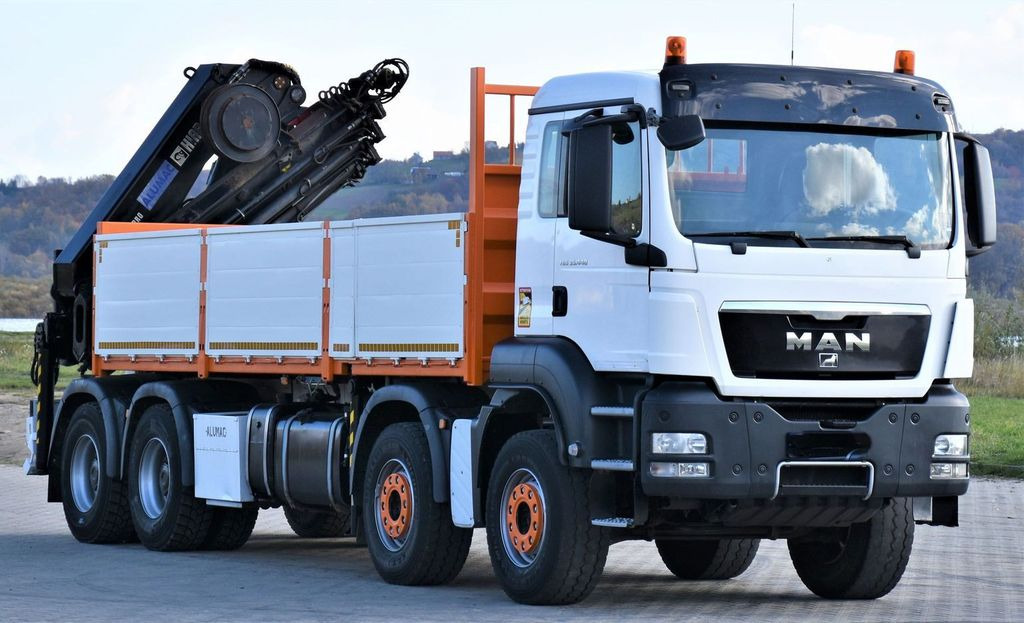 MAN TGS 35.440 * HIAB 322 EP-5HIPRO+FUNK / 8x4! - Crane truck, Dropside/ Flatbed truck: picture 4 MAN TGS 35.440 * HIAB 322 EP-5HIPRO+FUNK / 8x4! - Crane truck, Dropside/ Flatbed truck: picture 4