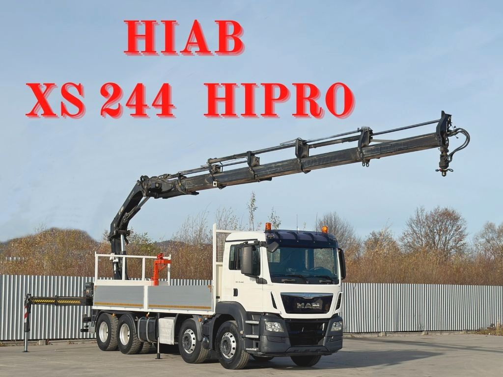 MAN TGS 35.440 * HIAB XS 244 HIPRO +FUNK / 8x4 - Crane truck: picture 1 MAN TGS 35.440 * HIAB XS 244 HIPRO +FUNK / 8x4 - Crane truck: picture 1