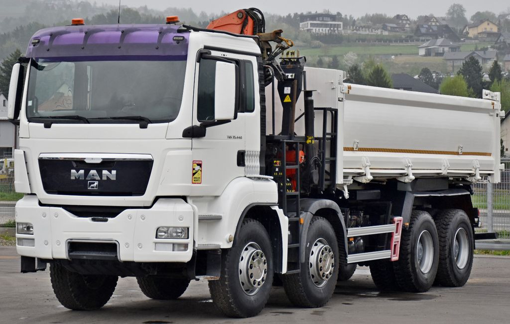 MAN TGS 35.440 * KIPPER 5,80m + KRAN * TOPZUSTAND - Crane truck, Tipper: picture 5 MAN TGS 35.440 * KIPPER 5,80m + KRAN * TOPZUSTAND - Crane truck, Tipper: picture 5