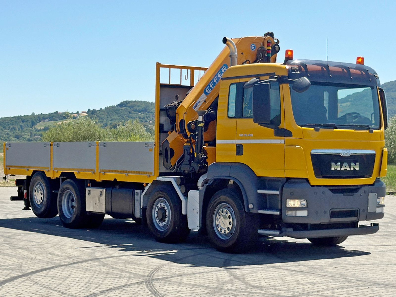 MAN TGS 35.480 * EFFER 395/6S + FUNK / 8x4 - Crane truck: picture 3 MAN TGS 35.480 * EFFER 395/6S + FUNK / 8x4 - Crane truck: picture 3