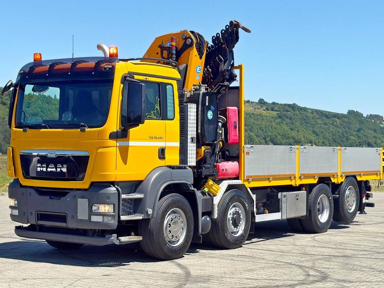 MAN TGS 35.480 * EFFER 395/6S + FUNK / 8x4 - Crane truck: picture 4 MAN TGS 35.480 * EFFER 395/6S + FUNK / 8x4 - Crane truck: picture 4