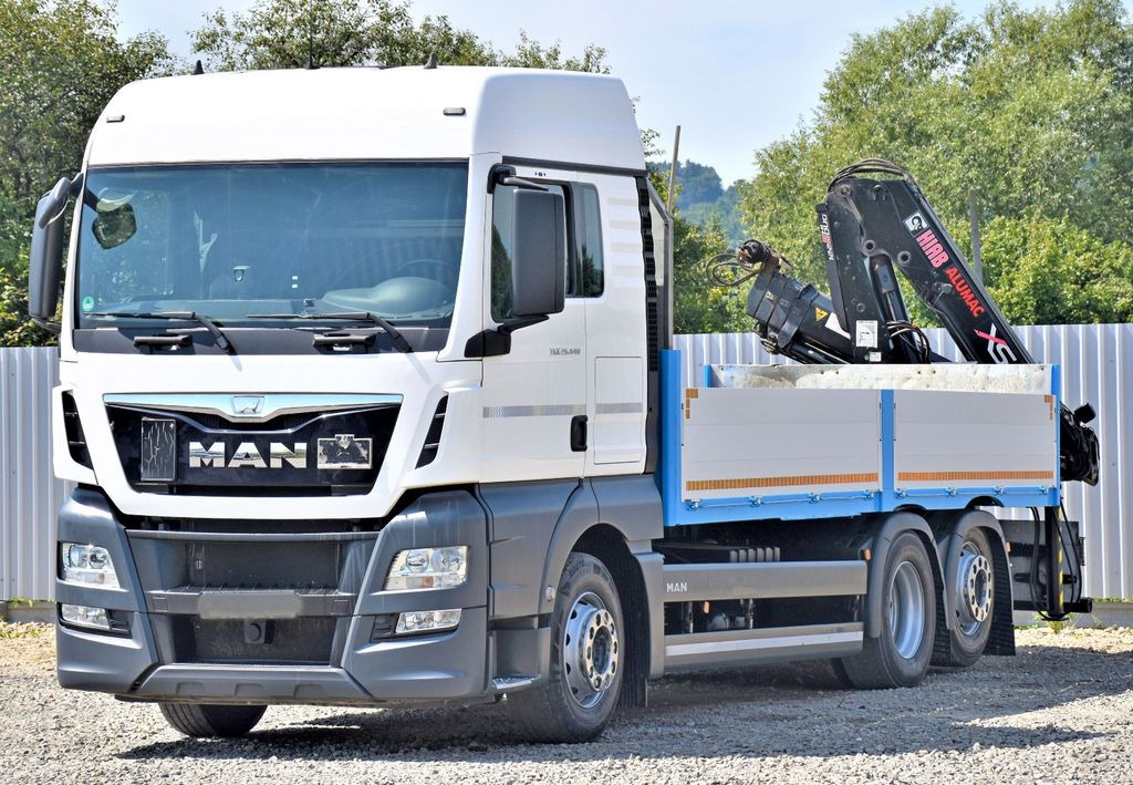 MAN TGX 26.440 Pritsche 6,20 m+HIAB 122 HIDUO/FUNK - Crane truck: picture 3 MAN TGX 26.440 Pritsche 6,20 m+HIAB 122 HIDUO/FUNK - Crane truck: picture 3