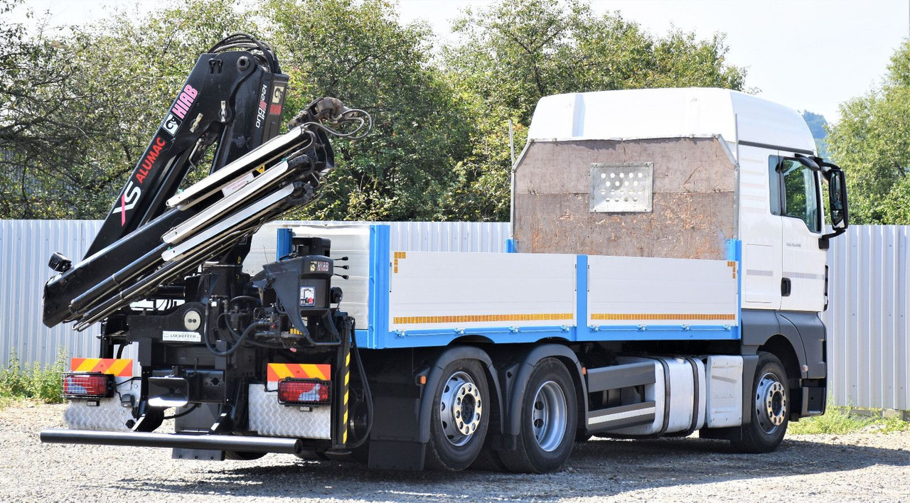 Crane truck MAN TGX 26.440 Pritsche 6,20 m+HIAB 122 HIDUO/FUNK: picture 7