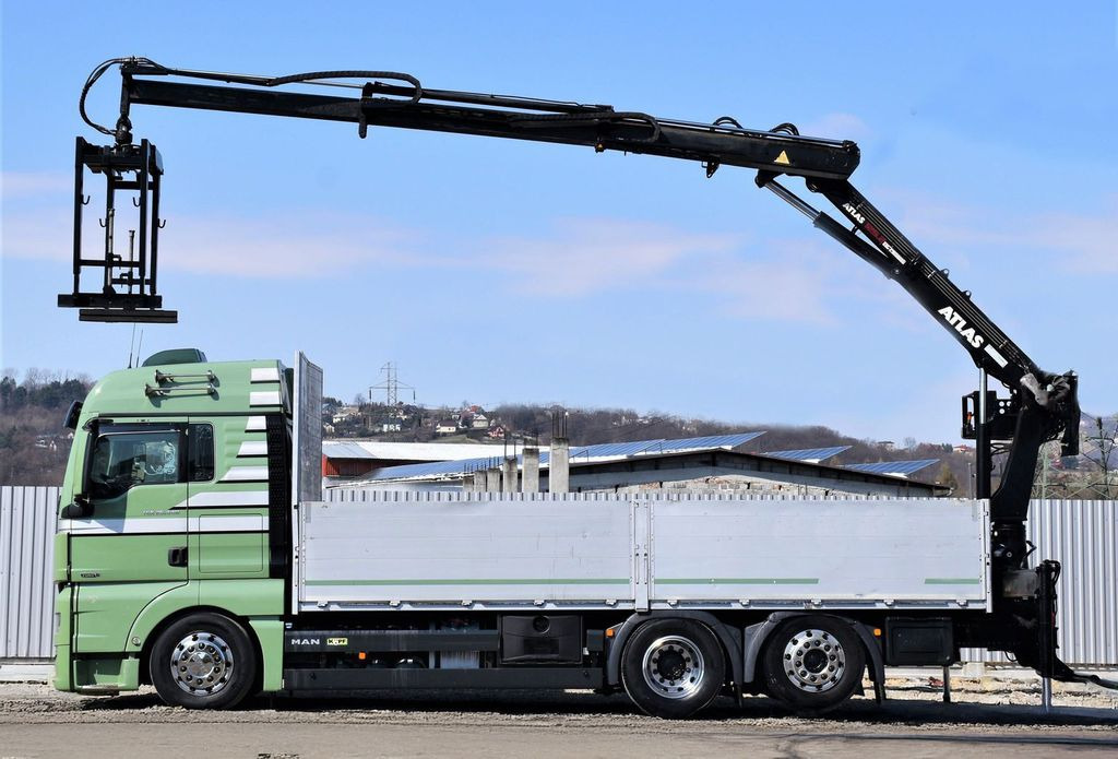 MAN TGX 26.440 Pritsche 6,60 m* ATLAS 125.2V-A12VB - Crane truck: picture 5 MAN TGX 26.440 Pritsche 6,60 m* ATLAS 125.2V-A12VB - Crane truck: picture 5