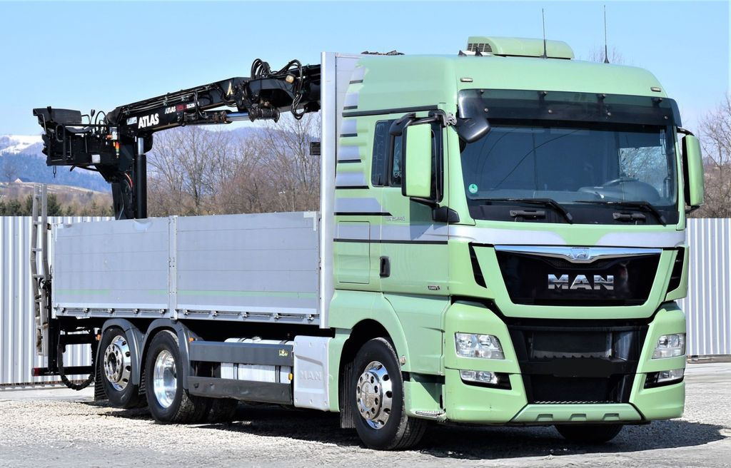 MAN TGX 26.440 Pritsche 6,60 m* ATLAS 125.2V-A12VB - Crane truck: picture 3 MAN TGX 26.440 Pritsche 6,60 m* ATLAS 125.2V-A12VB - Crane truck: picture 3