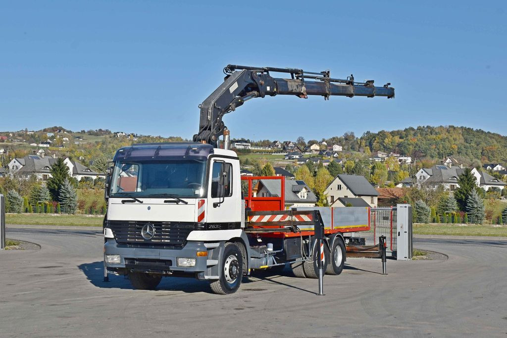 Mercedes-Benz ACTROS 2635 Pritsche 6,40m + HIAB 400 E-5 + FUNK - Crane truck: picture 2 Mercedes-Benz ACTROS 2635 Pritsche 6,40m + HIAB 400 E-5 + FUNK - Crane truck: picture 2