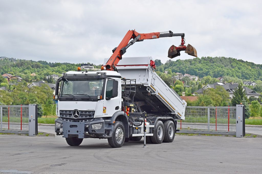 Mercedes-Benz AROCS 2635* FASSI F165AZ.0.22 + FUNK * 6x4 - Crane truck, Tipper: picture 2 Mercedes-Benz AROCS 2635* FASSI F165AZ.0.22 + FUNK * 6x4 - Crane truck, Tipper: picture 2