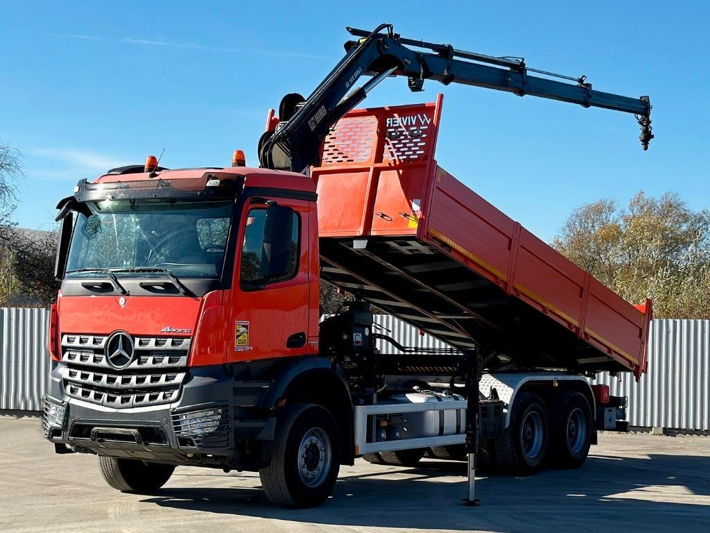 Mercedes-Benz AROCS 2640 *HIAB 144 BS - 3/FUNK + * 6x4 - Tipper, Crane truck: picture 2 Mercedes-Benz AROCS 2640 *HIAB 144 BS - 3/FUNK + * 6x4 - Tipper, Crane truck: picture 2
