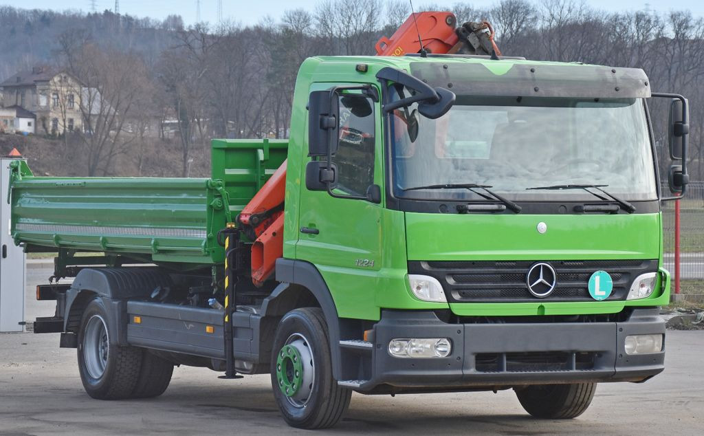 Mercedes-Benz ATEGO 1224 Kipper 4,00m* KRAN * TOPZUSTAND - Crane truck, Tipper: picture 4 Mercedes-Benz ATEGO 1224 Kipper 4,00m* KRAN * TOPZUSTAND - Crane truck, Tipper: picture 4