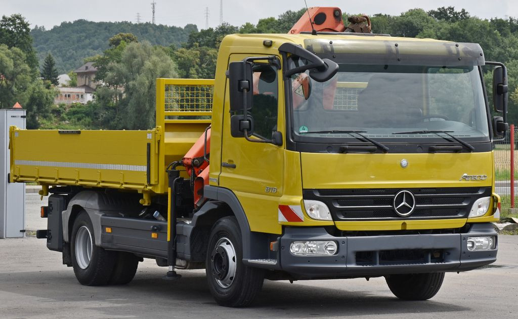 Mercedes-Benz ATEGO 818 * KIPPER 4,05m + PK 6501A * TOP - Crane truck, Tipper: picture 3 Mercedes-Benz ATEGO 818 * KIPPER 4,05m + PK 6501A * TOP - Crane truck, Tipper: picture 3