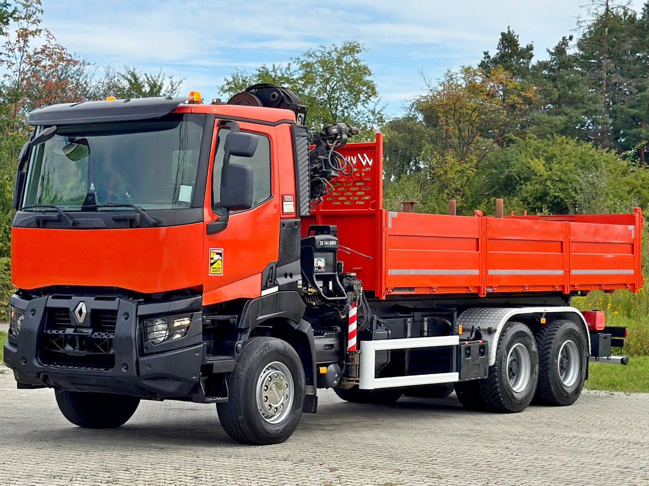Renault K 380 * HIAB 144 BS - 3 HIDUO + FUNK * 6x4 * TOP - Crane truck: picture 3 Renault K 380 * HIAB 144 BS - 3 HIDUO + FUNK * 6x4 * TOP - Crane truck: picture 3