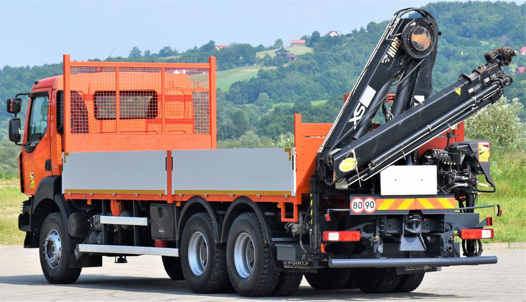 Crane truck, Dropside/ Flatbed truck Renault KERAX 410 * HIAB 144 B-3 HIDUO / 6x4 * TOP Renault KERAX 410 * HIAB 144 B-3 HIDUO / 6x4 * TOP: picture 7