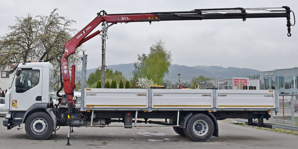 Renault MIDLUM 220 DXI *PRITSCHE 7,35m * KRAN + FUNK - Crane truck, Dropside/ Flatbed truck: picture 5 Renault MIDLUM 220 DXI *PRITSCHE 7,35m * KRAN + FUNK - Crane truck, Dropside/ Flatbed truck: picture 5
