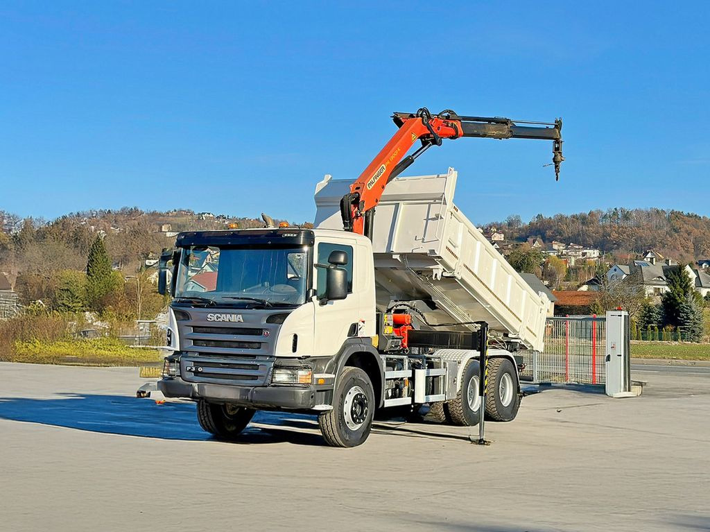 Scania P 360 Kipper 4,70 m * PK 13001-KA + FUNK * 6x4 - Tipper, Crane truck: picture 2 Scania P 360 Kipper 4,70 m * PK 13001-KA + FUNK * 6x4 - Tipper, Crane truck: picture 2