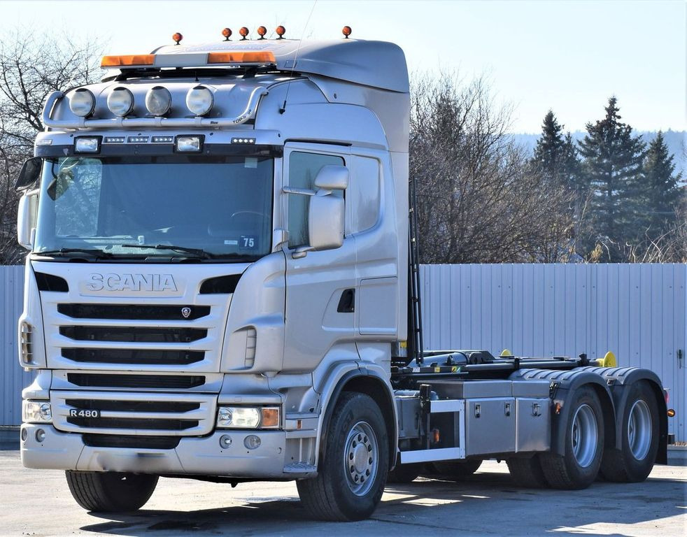 Scania R 480 Abrollkipper * 6x4 * Top Zustand ! Scania R 480 Abrollkipper * 6x4 * Top Zustand ! - Hook lift truck: picture 4 Scania R 480 Abrollkipper * 6x4 * Top Zustand ! Scania R 480 Abrollkipper * 6x4 * Top Zustand ! - Hook lift truck: picture 4