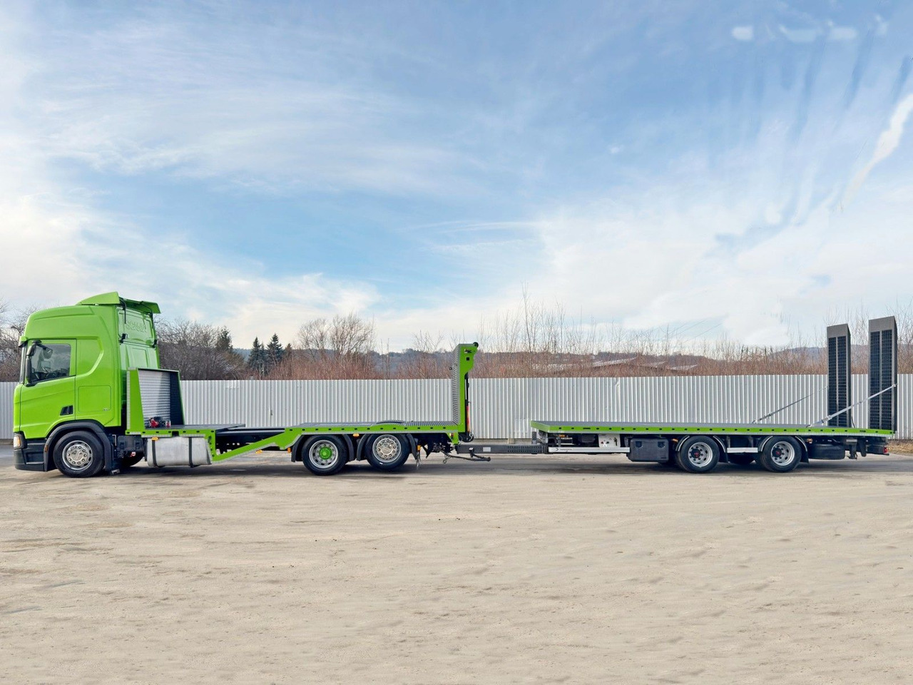 Scania R 500 + Anhänger * TOP* - Car transporter truck, Crane truck: picture 5 Scania R 500 + Anhänger * TOP* - Car transporter truck, Crane truck: picture 5