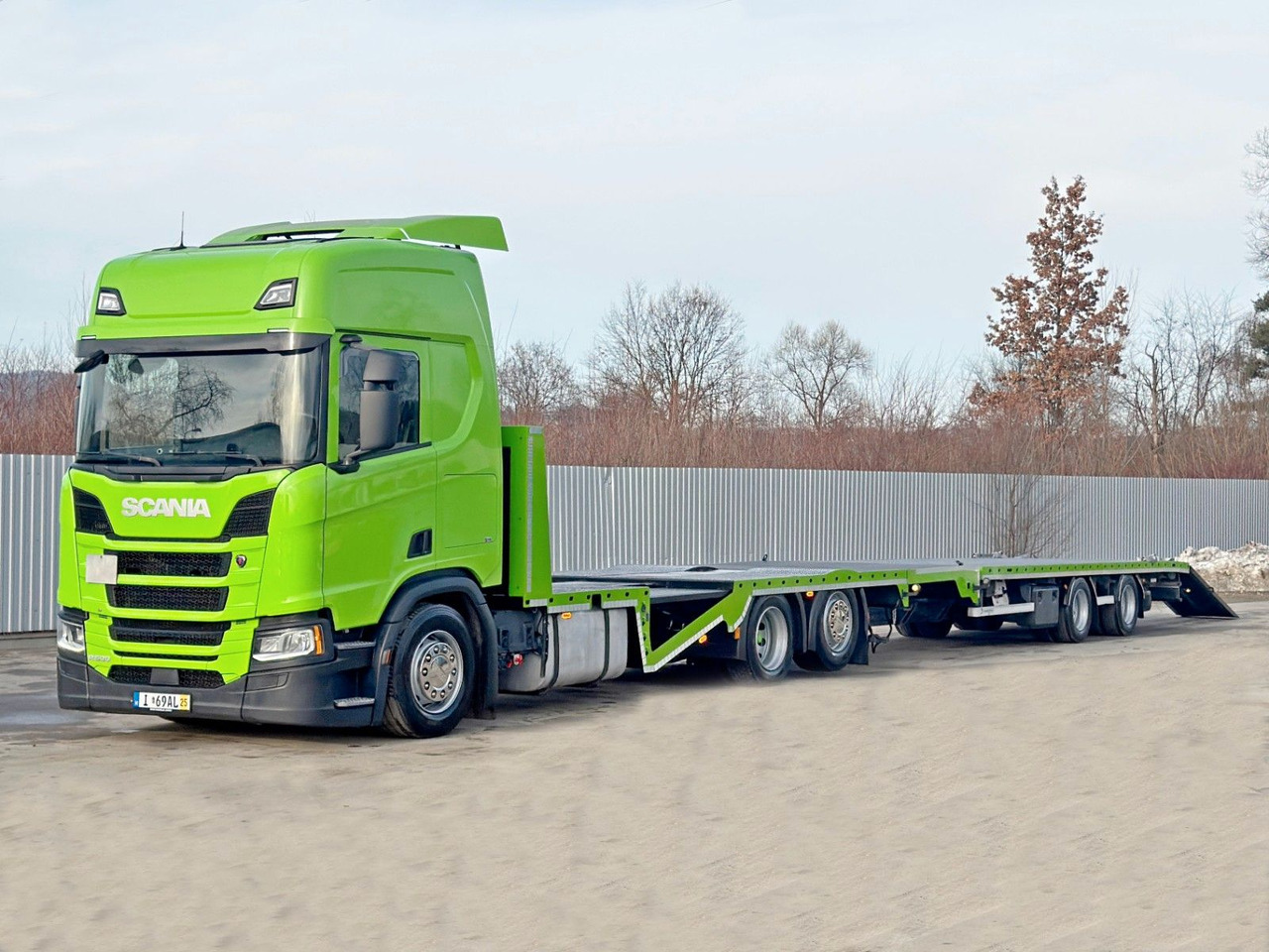 Scania R 500 + Anhänger * TOP* - Car transporter truck, Crane truck: picture 1 Scania R 500 + Anhänger * TOP* - Car transporter truck, Crane truck: picture 1