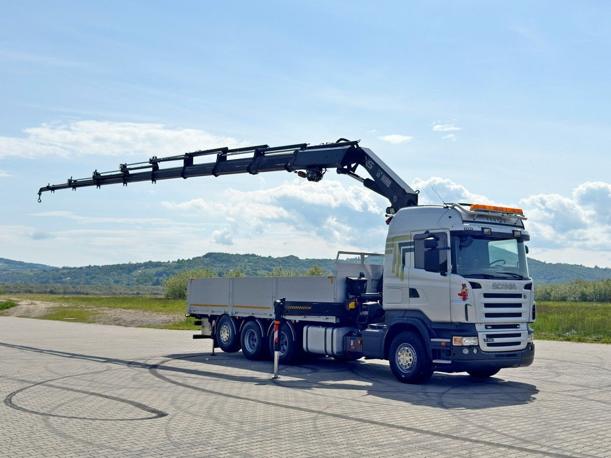 Scania R480 PRITSCHE 6,85m *HIAB 377 E-8 HIPRO/FUNK*8x4 - Crane truck: picture 2 Scania R480 PRITSCHE 6,85m *HIAB 377 E-8 HIPRO/FUNK*8x4 - Crane truck: picture 2