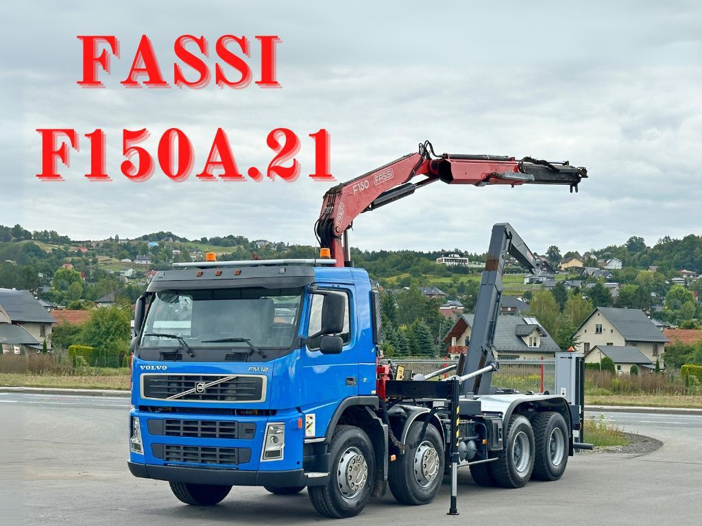 Volvo FM 12.420 * FASSI F150A.21 * 8x4 * TOP - Hook lift truck, Crane truck: picture 1 Volvo FM 12.420 * FASSI F150A.21 * 8x4 * TOP - Hook lift truck, Crane truck: picture 1