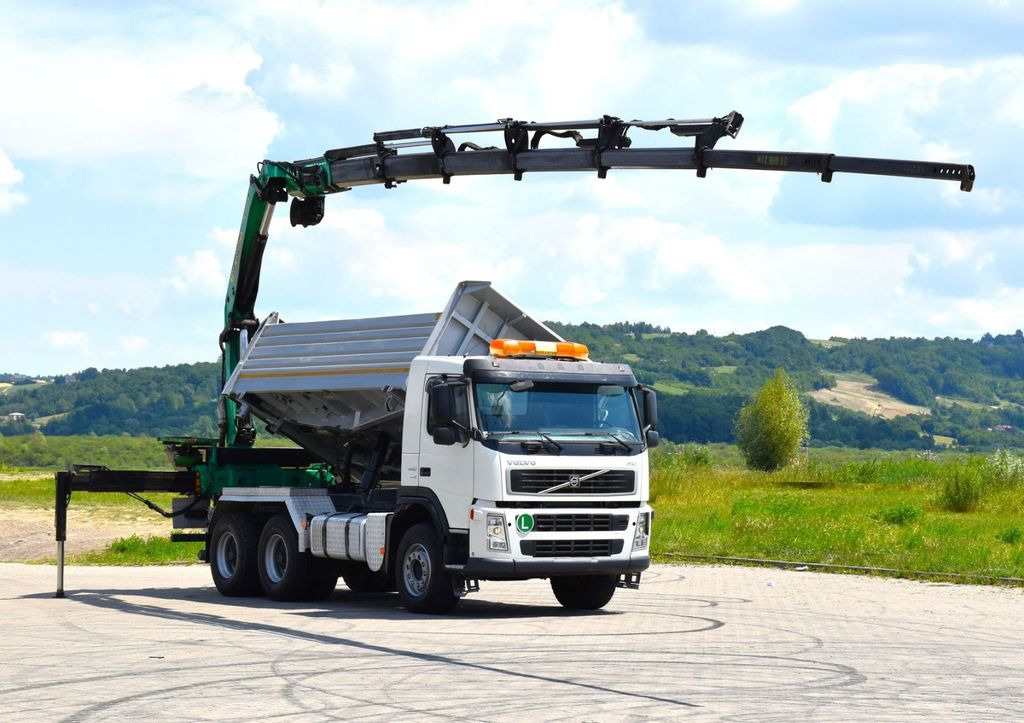 Volvo FM 440 Kipper 4,80m + PK 17000D/6x4 * TOPZUSTAND - Crane truck, Tipper: picture 2 Volvo FM 440 Kipper 4,80m + PK 17000D/6x4 * TOPZUSTAND - Crane truck, Tipper: picture 2