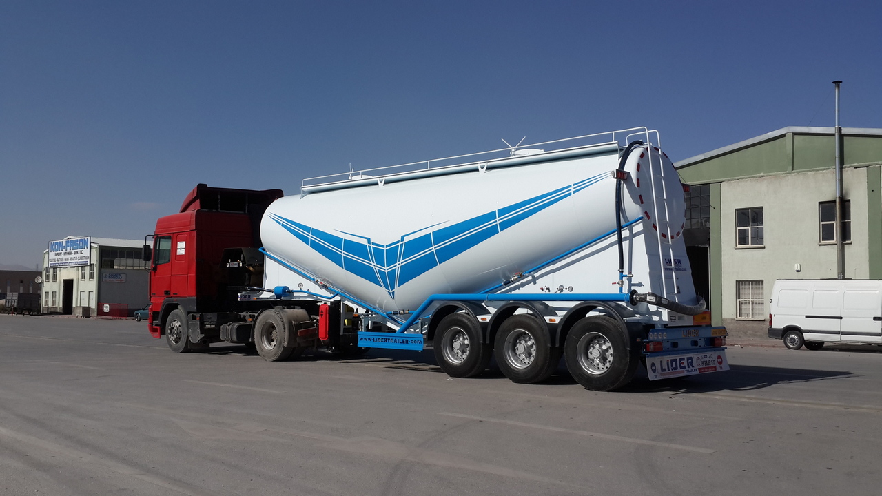 New Tanker semi-trailer for transportation of cement LIDER 2025  MODEL NEW CEMENT TANKER: picture 9