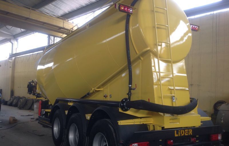 New Tanker semi-trailer for transportation of cement LIDER 2025  MODEL NEW CEMENT TANKER: picture 6