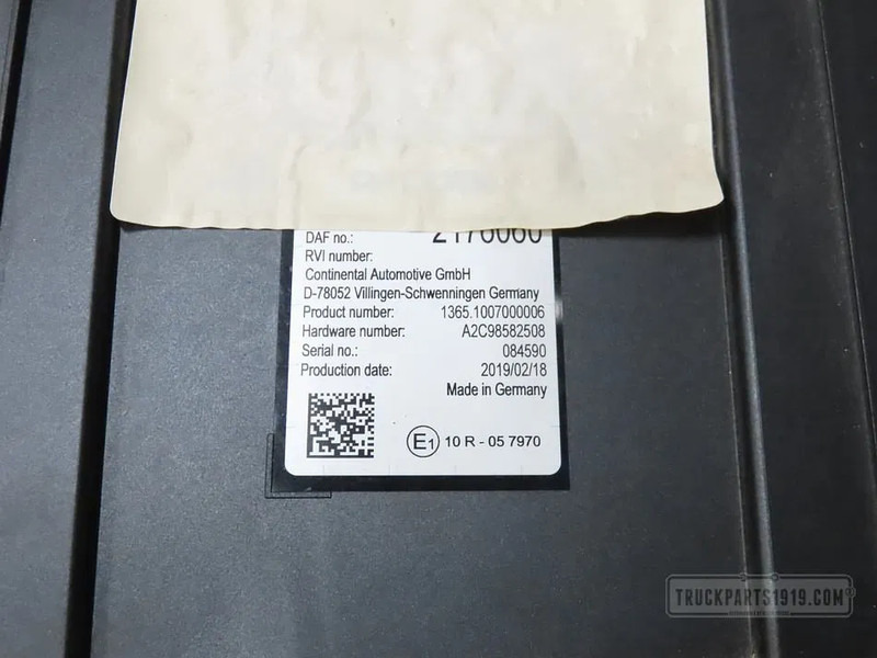 DAF 2176060 VECU regeleenheid - ECU for Truck: picture 2 DAF 2176060 VECU regeleenheid - ECU for Truck: picture 2