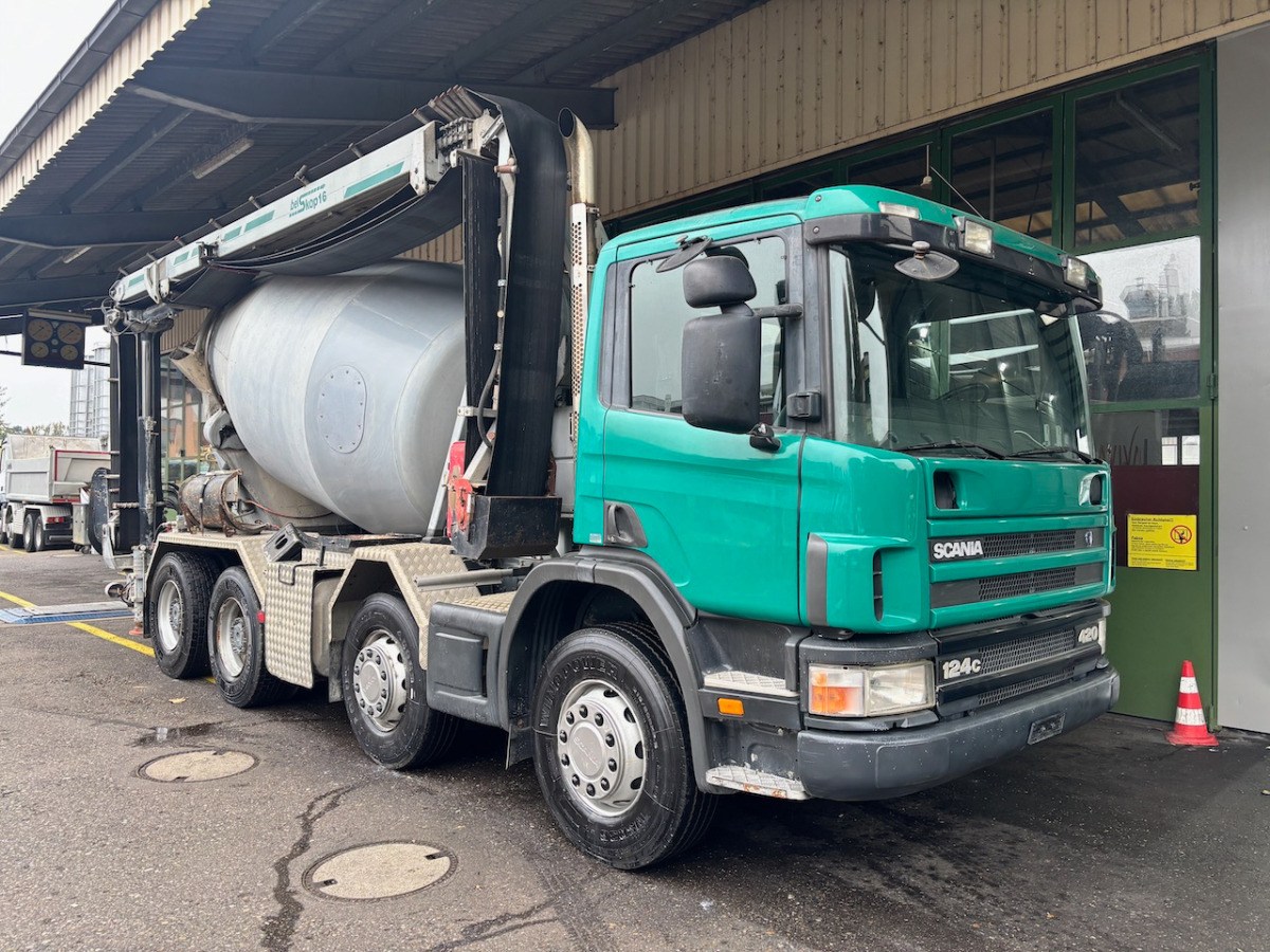 SCANIA P124CB8x4 - Concrete mixer truck: picture 1 SCANIA P124CB8x4 - Concrete mixer truck: picture 1