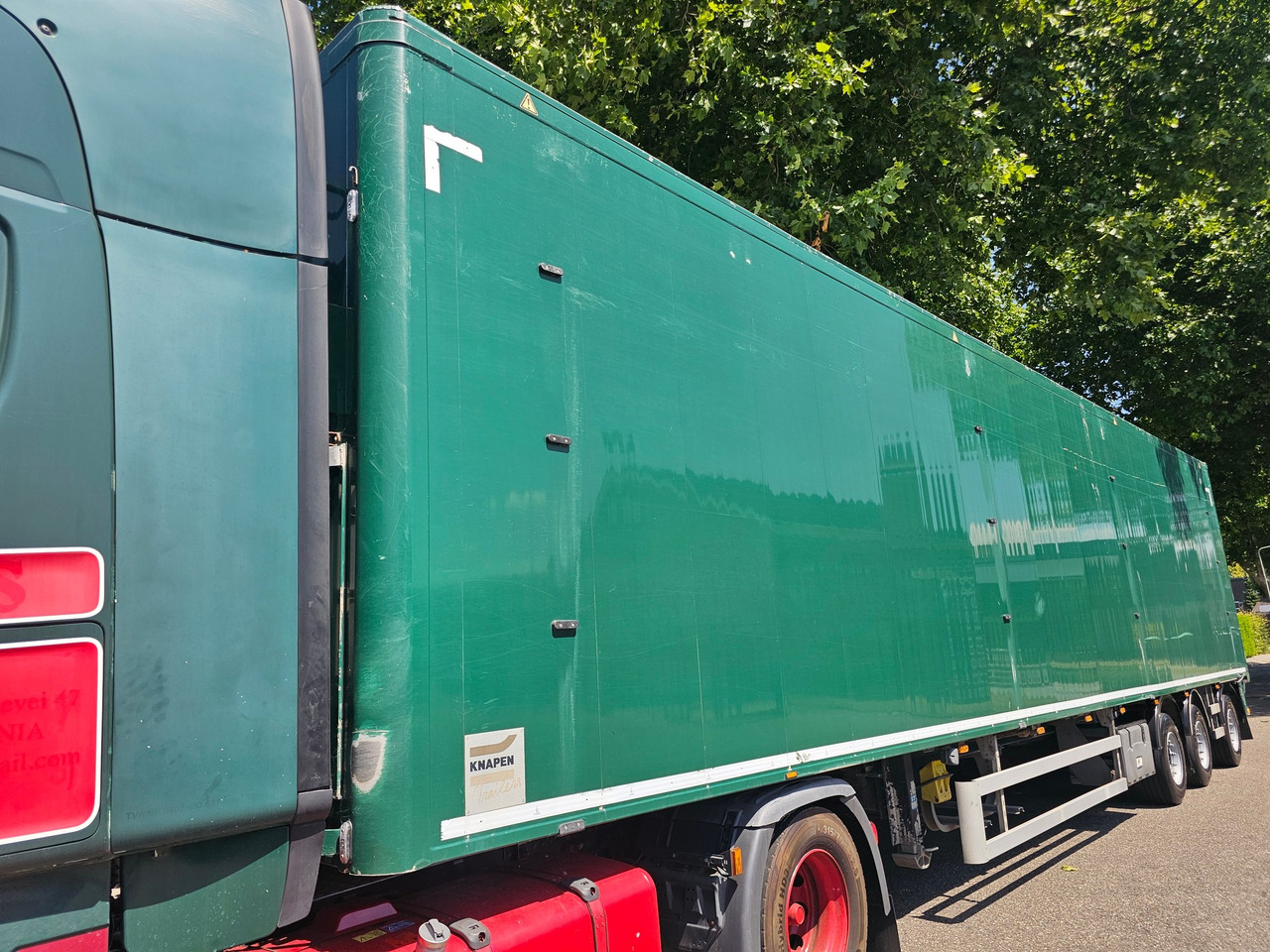 Knapen K200 With Steering Axle - Walking floor semi-trailer: picture 5 Knapen K200 With Steering Axle - Walking floor semi-trailer: picture 5