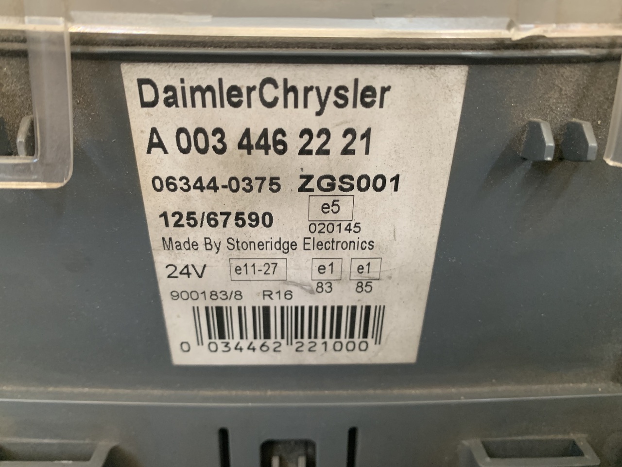 MERCEDES ACTROS MP1-MP2-MP3-MP4-ATEGO2 ELECTRONIC INSTRUMENT EURO 2/3/4/5 - Tachograph for Truck: picture 2 MERCEDES ACTROS MP1-MP2-MP3-MP4-ATEGO2 ELECTRONIC INSTRUMENT EURO 2/3/4/5 - Tachograph for Truck: picture 2