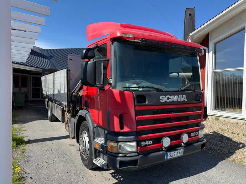 Volvo Scania P94 - Dropside/ Flatbed truck, Crane truck: picture 3 Volvo Scania P94 - Dropside/ Flatbed truck, Crane truck: picture 3