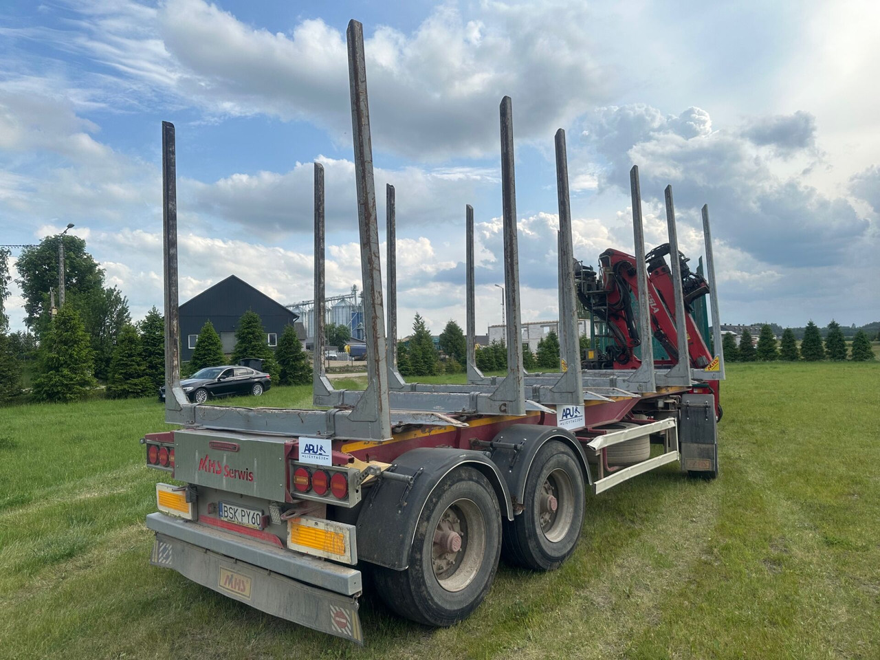 MHS przyczepa do przewozu drewna - Timber trailer: picture 1 MHS przyczepa do przewozu drewna - Timber trailer: picture 1