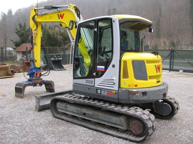 Wacker Neuson EZ 80 POWERTILLT + grajfer - Mini excavator: picture 4 Wacker Neuson EZ 80 POWERTILLT + grajfer - Mini excavator: picture 4