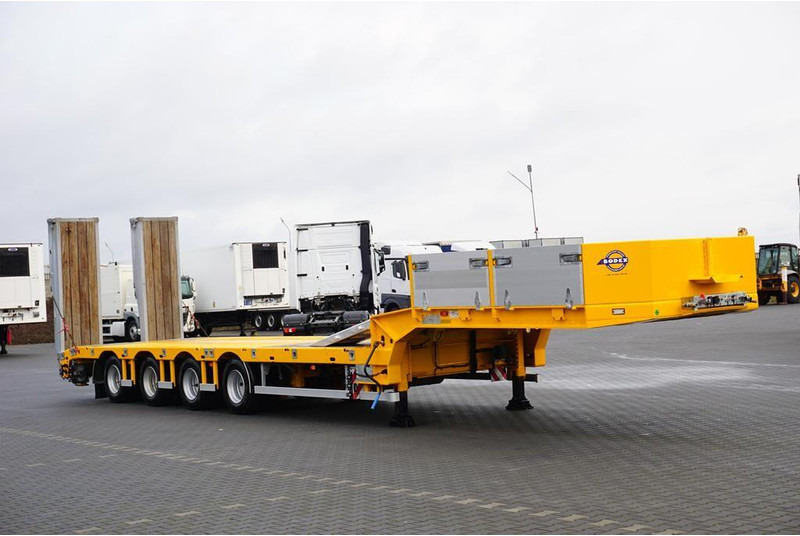 Bodex / NISKOPODWOZIOWA / 4 OSIE / NAJAZDY / 2 X OŚ SKRĘTNA / DMC 65 0 - Low loader semi-trailer: picture 2 Bodex / NISKOPODWOZIOWA / 4 OSIE / NAJAZDY / 2 X OŚ SKRĘTNA / DMC 65 0 - Low loader semi-trailer: picture 2