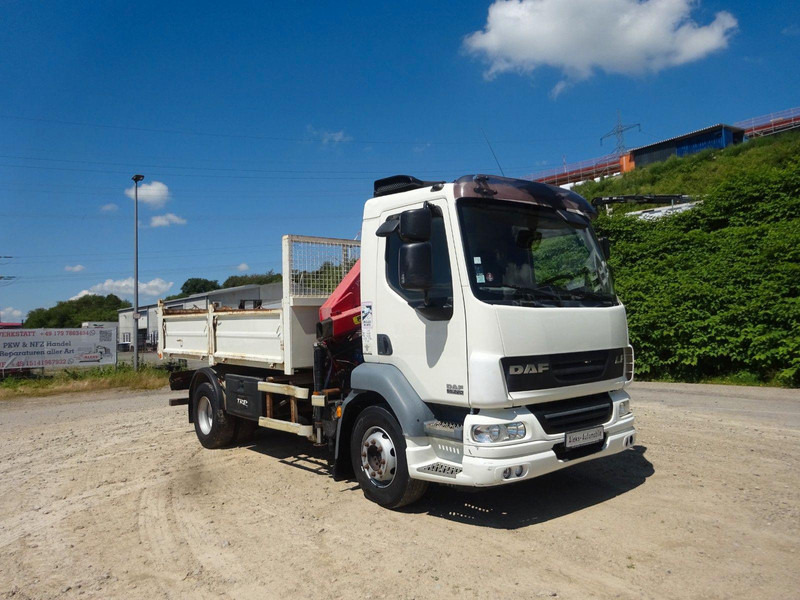 DAF 55.220 KRAN/KIPPER/KLIM A - Dropside/ Flatbed truck, Crane truck: picture 4 DAF 55.220 KRAN/KIPPER/KLIM A - Dropside/ Flatbed truck, Crane truck: picture 4