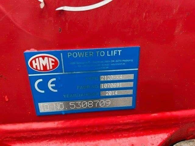 HMF 2120 K4 2014 CRANE KRAN REMOTE CONTROL - Truck mounted crane for Truck: picture 3 HMF 2120 K4 2014 CRANE KRAN REMOTE CONTROL - Truck mounted crane for Truck: picture 3