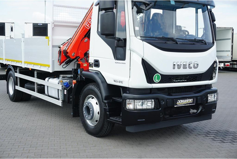 Dropside/ Flatbed truck, Crane truck Iveco EUROCARGO / 160-21 / SKRZYNIOWY + HDS / FASSI F110 / ROTATOR / P: picture 19