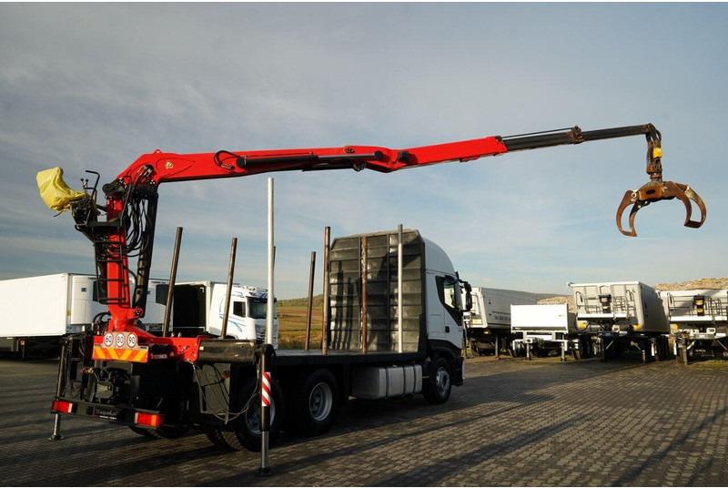 Iveco STRALIS 560 / 6X4 / DO DREWNA / DO DRZEWA / DO LASU / HDS PALFIN - Timber truck, Crane truck: picture 5 Iveco STRALIS 560 / 6X4 / DO DREWNA / DO DRZEWA / DO LASU / HDS PALFIN - Timber truck, Crane truck: picture 5