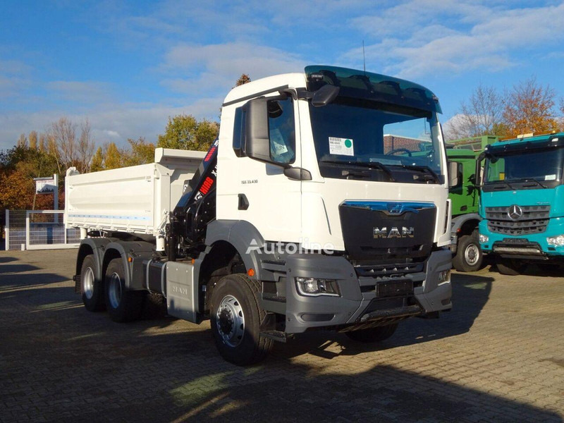 MAN 33.430 - 3 way tipper+crane 6x6 - Tipper, Crane truck: picture 2 MAN 33.430 - 3 way tipper+crane 6x6 - Tipper, Crane truck: picture 2