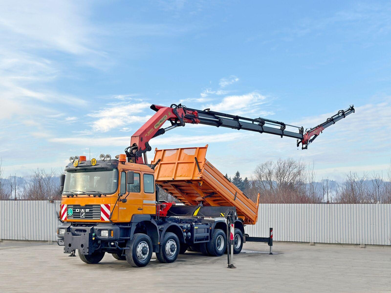MAN 35.414 * PALFINGER PK 36002 +FUNK / 8x6 - Tipper, Crane truck: picture 2 MAN 35.414 * PALFINGER PK 36002 +FUNK / 8x6 - Tipper, Crane truck: picture 2