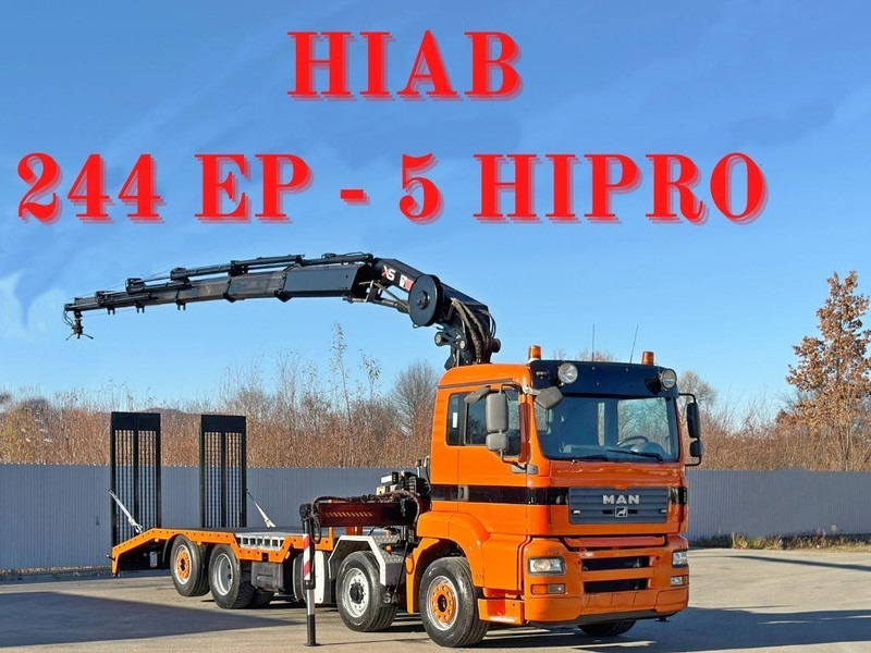 MAN MAN TGA 35.480 / HIAB 244 EP - 5 HIPRO - Dropside/ Flatbed truck, Crane truck: picture 1 MAN MAN TGA 35.480 / HIAB 244 EP - 5 HIPRO - Dropside/ Flatbed truck, Crane truck: picture 1