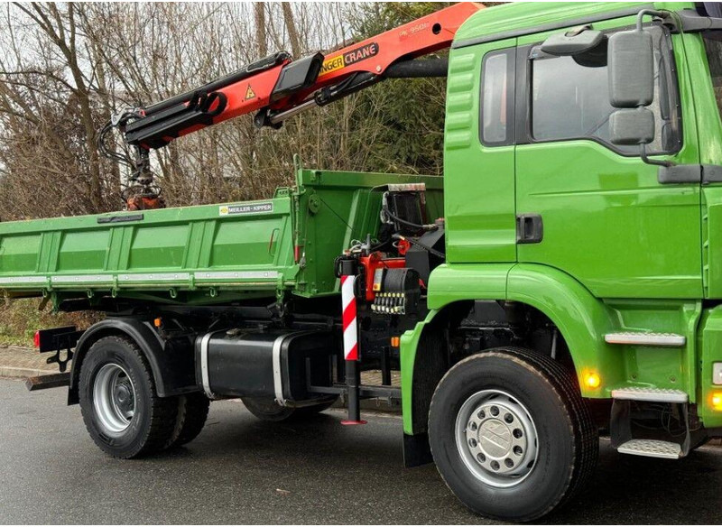 MAN TGA 18.360 Meiller 3-Way Tipper + Crane Palfinger PK 9501 - Tipper, Crane truck: picture 5 MAN TGA 18.360 Meiller 3-Way Tipper + Crane Palfinger PK 9501 - Tipper, Crane truck: picture 5